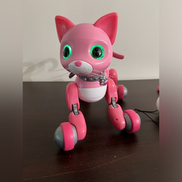 Spin Master Pink Zoomer Kitty Bella Cat Interactive Robot with Tail and works! - Picture 12 of 16